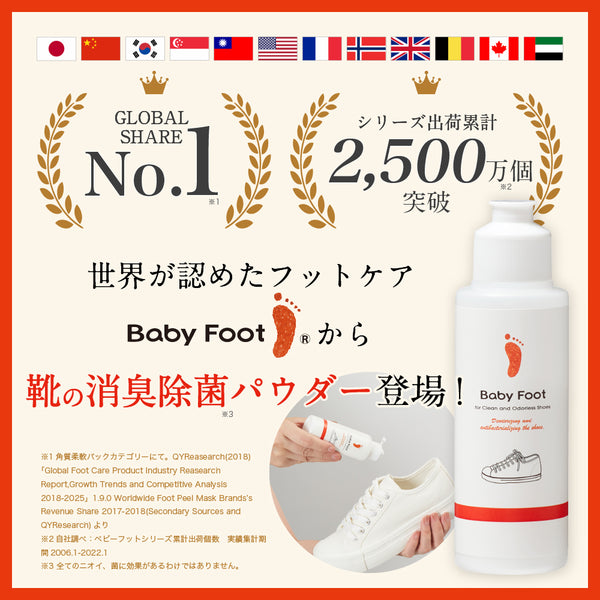 ベビーフット 靴の消臭除菌パウダー - メディア 2
