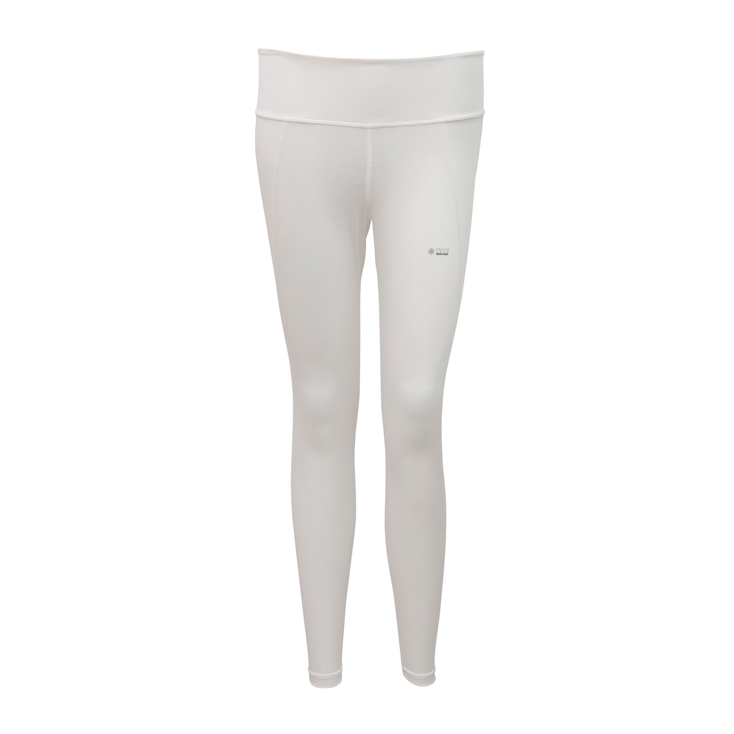 FREEZE TECH 氷撃α WOMENS 冷感フルレングスタイツ White Black LIDEF