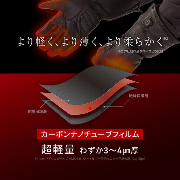 Heat Master 12Vヒートレザーグローブ LTシリーズ TYPE-1 LIDEF - メディア 5