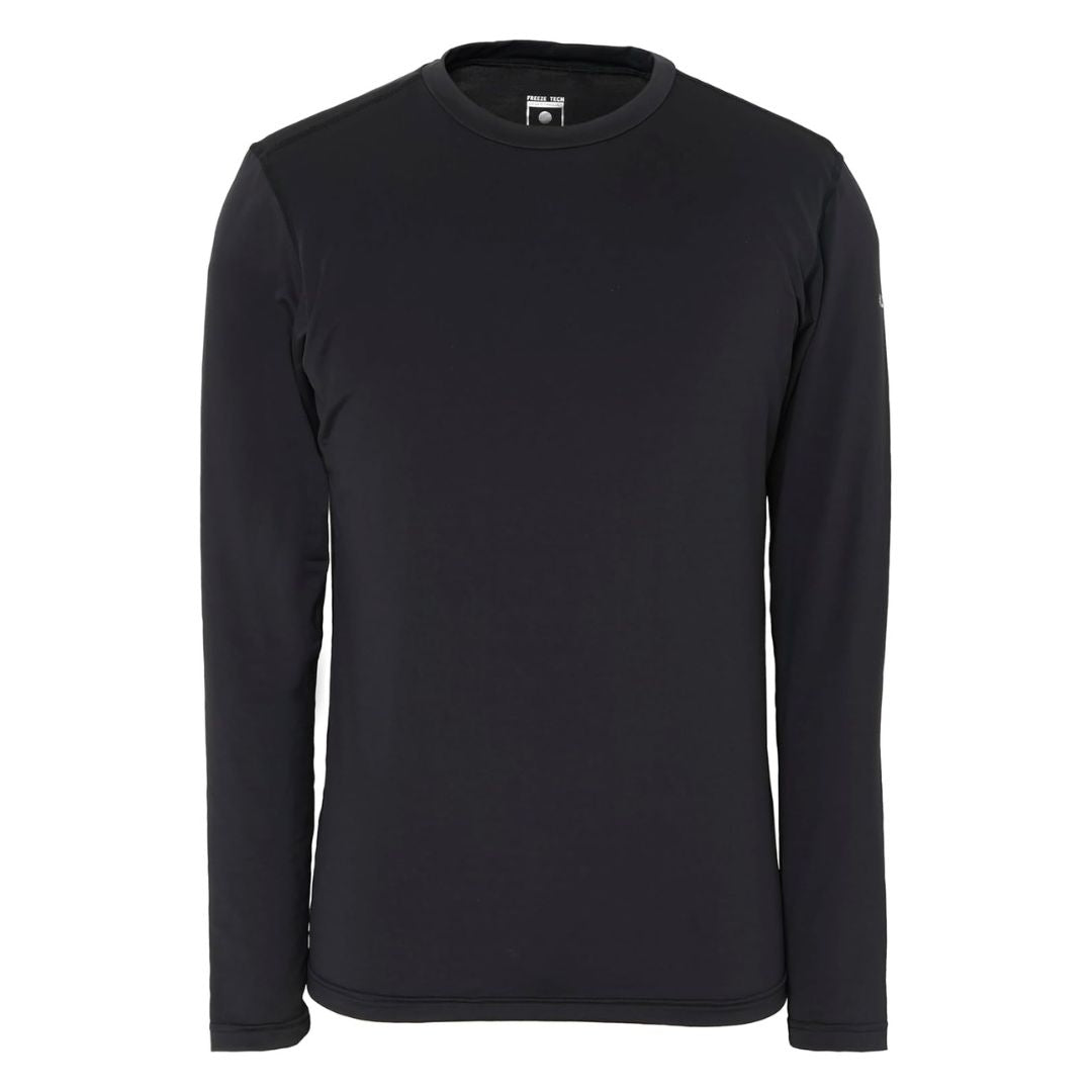 FREEZE TECH 氷撃α PERFORMANCE LINE 冷感シャツ 長袖クルーネック White Black LIDEF