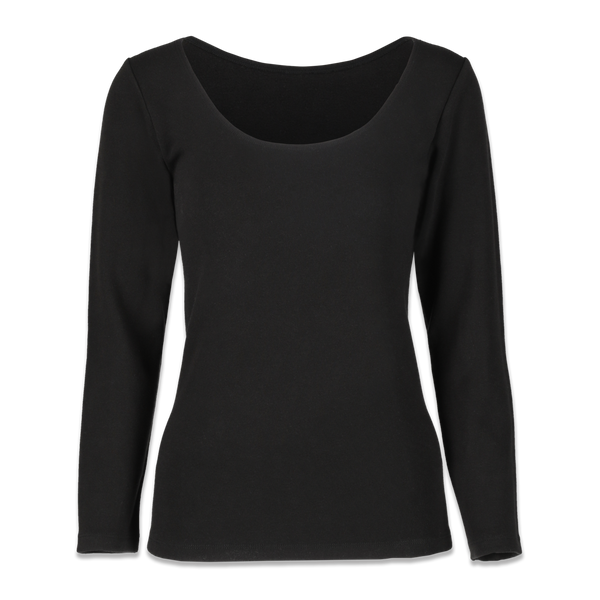 ThermOne サーモワン 暖撃 ラウンドネック 長袖シャツ Black [WOMENS]